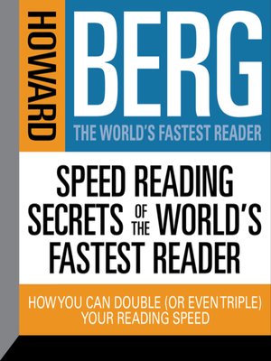 cover image of Speed Reading Secrets the World's Fastest Reader